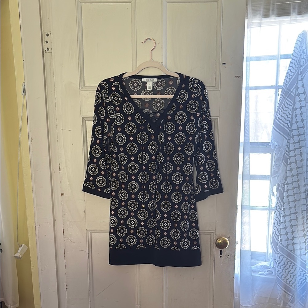 Black and White Patterned dress